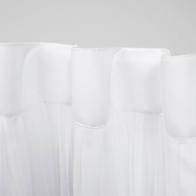 Crescendo Black and Mecca Orange Blackout Curtain Panels, 52" x 84"