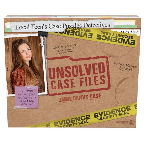 Unsolved Case Files - Jamie Banks Murder Mystery Game by Pressman