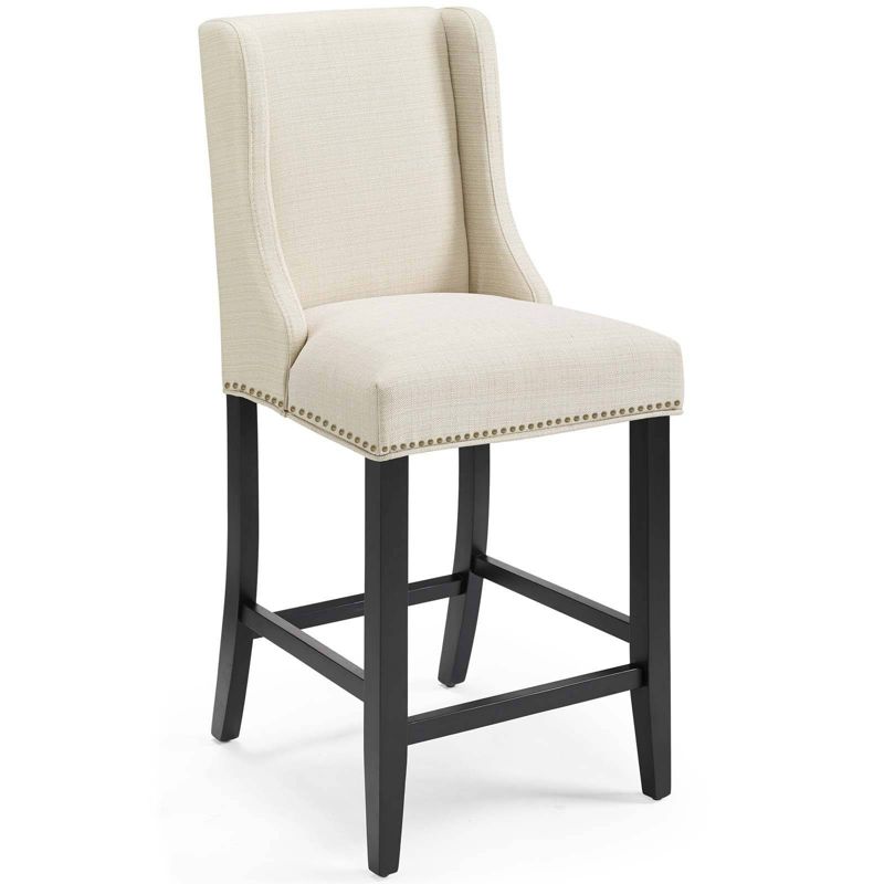 Set of 2 Baron Counter Height Barstool Upholstered Fabric - Modway, 3 of 9