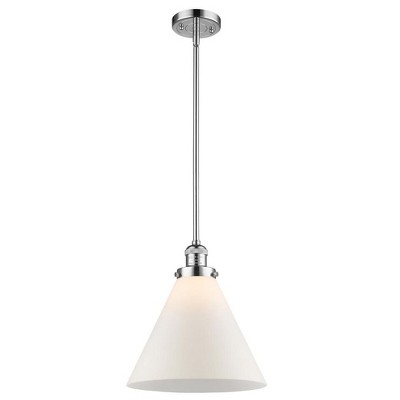 Cone - 1 Light Mini Pendant In Industrial Style-16 Inches Tall and 12 Inches Wide
