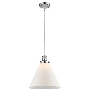 Cone - 1 Light Mini Pendant In Industrial Style-16 Inches Tall and 12 Inches Wide - 1 of 1
