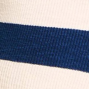 Navy Blue/Cream Stripe
