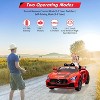 12V Ride on Car for Kids with Remote Contorl, Licensed Benz AMG Electric Vehicles Battery Powered Sports Car, for 3-8 Years Boys Girls - 4 of 4