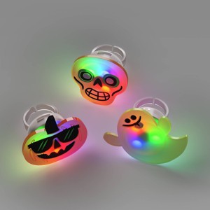 6ct LED Rings Party Favors - Hyde and EEK! Boutique™ - 1 of 3