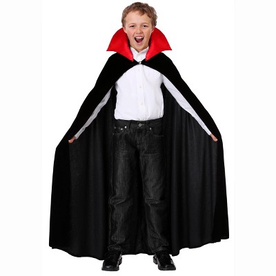 HalloweenCostumes.com   Red Collar Vampire Cloak for a Child, Black/Red