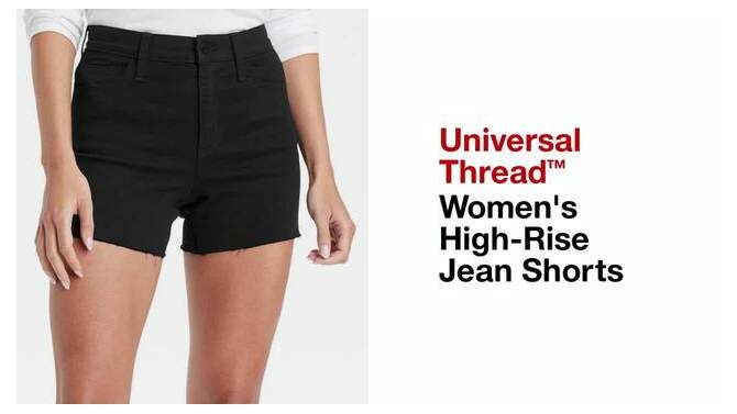 Women's High-Rise Jean Shorts - Universal Thread™, 2 of 8, play video