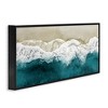 Stupell Industries Foamy Beach Coast Deep Ocean, 24" x 10" - 3 of 4