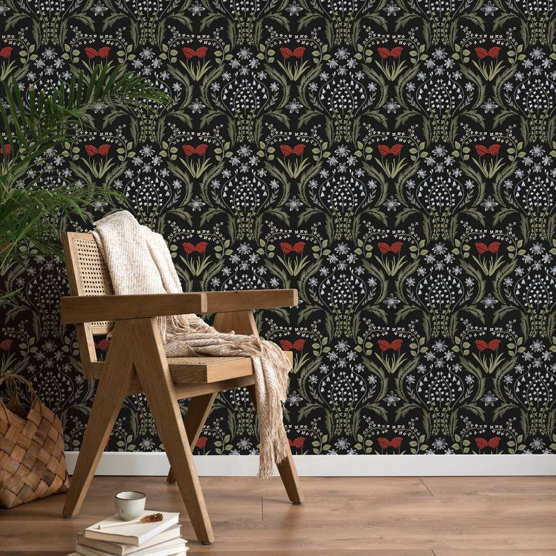 Tempaper & Co. Scandi Floral Peel and Stick Wallpaper, 3 of 9