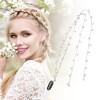 Unique Bargains Women's Star Braided Hair Chain Silver Tone 2 Pcs - 4 of 4