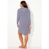 Swimsuits for All Women's Hi-Low Knit Tunic Hoodie (Plus Sizes Available) - 3 of 4