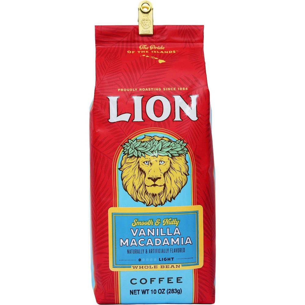 Photos - Coffee Lion  Vanilla Macadamia Medium Roast Whole Bean  - 10oz