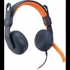 Logitech Zone Learn Headset - Stereo - USB Type A - Wired - On-ear - Binaural - Circumaural - 4.30 ft Cable - Noise Canceling - 3 of 4