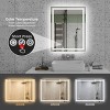 28in*36in LED Bathroom Mirror,Front-Lit and Back-Lit, Stepless Dimmable, 3 Colors CRI90+,Brightness Memory, Shatter-Proof,Anti-fog LED Vanity Mirror - 4 of 4