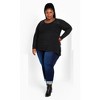 Avenue Women's Plus Size Emma Tunic Sweater - image 4 of 4