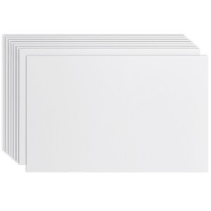 8 Pack Corrugated Plastic Yard Signs 24x36 for Outdoor, Open House, Birthday, Lawn, Foam Poster Board with 4mm Blank Surface - 1 of 4