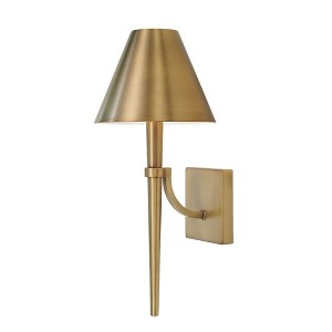 Capital Lighting Holden 1 - Light Wall Light in  Aged Brass - 1 of 4