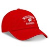 NCAA Wisconsin Badgers Griffin Cotton Hat: Adjustable Solid Baseball Cap - 3 of 4