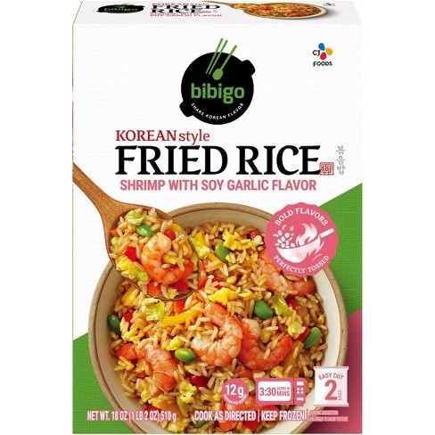 Bibigo Frozen Korean Style Fried Rice Shrimp With Soy Garlic Flavor