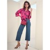 VENUS Womens Satin Long Sleeve Blouse - 2 of 4