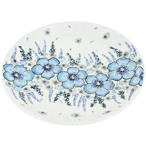 Blue Rose Polish Pottery Zaklady Dessert Plate - 1 of 1