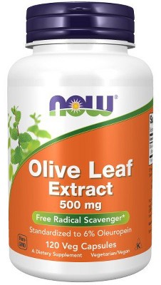 Olive Leaf Extract 500mg by Now Foods  -  120 VegCap