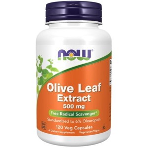 Olive Leaf Extract 500mg by Now Foods  -  120 VegCap - 1 of 3