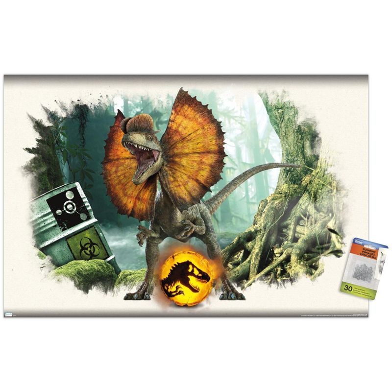 Trends International Jurassic World: Dominion - Dilophosaurus Focal Unframed Wall Poster Prints, 1 of 7