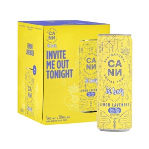 Cann Hi Boy Lemon Lavender 5mg THC Beverages - 4pk/12 fl oz Cans