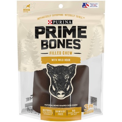 Prime Bones Beef Boar Chewy Dog Treat - 11.3oz - M