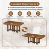 NicBex 7-Piece Dining Table Set for 6,Modern 76.4 Inch Large Extendable Kitchen Table with Upholstered Side Chairs,Chair - 4 of 4