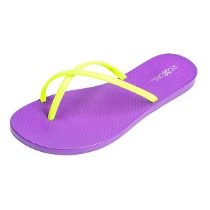 Roxoni Women's Indoor Outdoor Latex Rubber Summer Slipper - 1 of 4