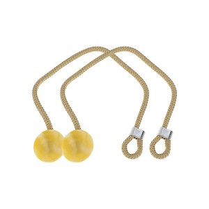 Unique Bargains Flowing Stone Buckle Curtain Tie Polyester Plastic 2 Pcs - 1 of 4