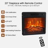 Parrot Uncle 68 in. Freestanding Media Console Electric Fireplace TV Stand in Light Gray - 4 of 4