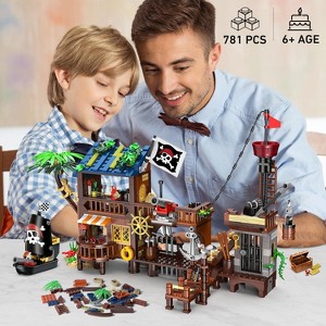 Clemas Ship House Building Set, 781PCS STEM Bricks Kit for Kids Girls Boys Ages 6+ - 1 of 4