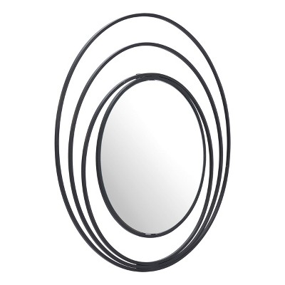 Zuo Luna Round Mirror Black