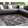 Liora Manne Carmel  Indoor/Outdoor Rug  Black.. - 2 of 4