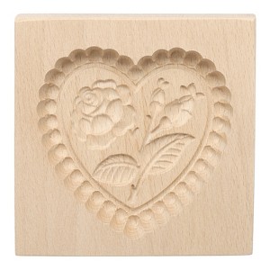 Unique Bargains Wooden 3D Carved Non-stick Vintage Baking Cookie Biscuit Mould - 1 of 4