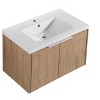 Dolonm Floating Bathroom Vanity with Sink,Soft-Close Doors,Eco-Friendly Paint-Free Board,Modern Design for Small Spaces-Fully Assembled - 2 of 4