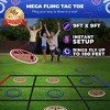 Fling Tac Toe (9ft x 9ft) Giant Tic Tac Toe Game Outdoor | Weatherproof Yard Giant Outdoor Games for Adults and Family - 2 of 4