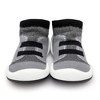 Komuello Toddler First Walk Sock Shoes - Walker Black - 3 of 4