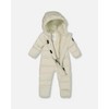 Deux par Deux Baby Unisex One-Piece Baby Cloud Compressible Snowsuit Designed for Car Seat Off-White - 3 of 4