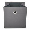 4 Pack Collapsible Fabric Cube Storage Bins (10.5" x 10.5") - 4 of 4