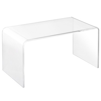NicBex Long Rectangle All Acrylic Coffee Table for Living Room,Dining Room,Bedroom,Clear