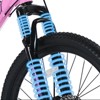 DSVIMOY Mountain Bike for Teenagers Girls Women, 21 Speeds with Dual Disc Brakes and 100mm Front Suspension, Pink, 66*24.8*35 - 4 of 4
