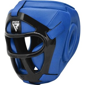 Sports RDX T1 HeadGuard Comfort & Durability with Removable Face Cage for Sparring, Grappling, Martial Arts, Kickboxing, Taekwondo - 1 of 4