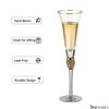 Dinewares Red Wine Glasses with Diamond Rhinestone Accent - 18 oz, 10 Inches Tall - Perfect Glasses for Bride and Groom - 4 of 4