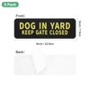 Unique Bargains Acrylic Safety Durable Indoor Outdoor Dog in Yard Signs 3x9 Inch - 3 of 4