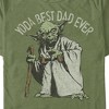 Men's Star Wars Yoda Best Dad Ever T-Shirt - 2 of 4