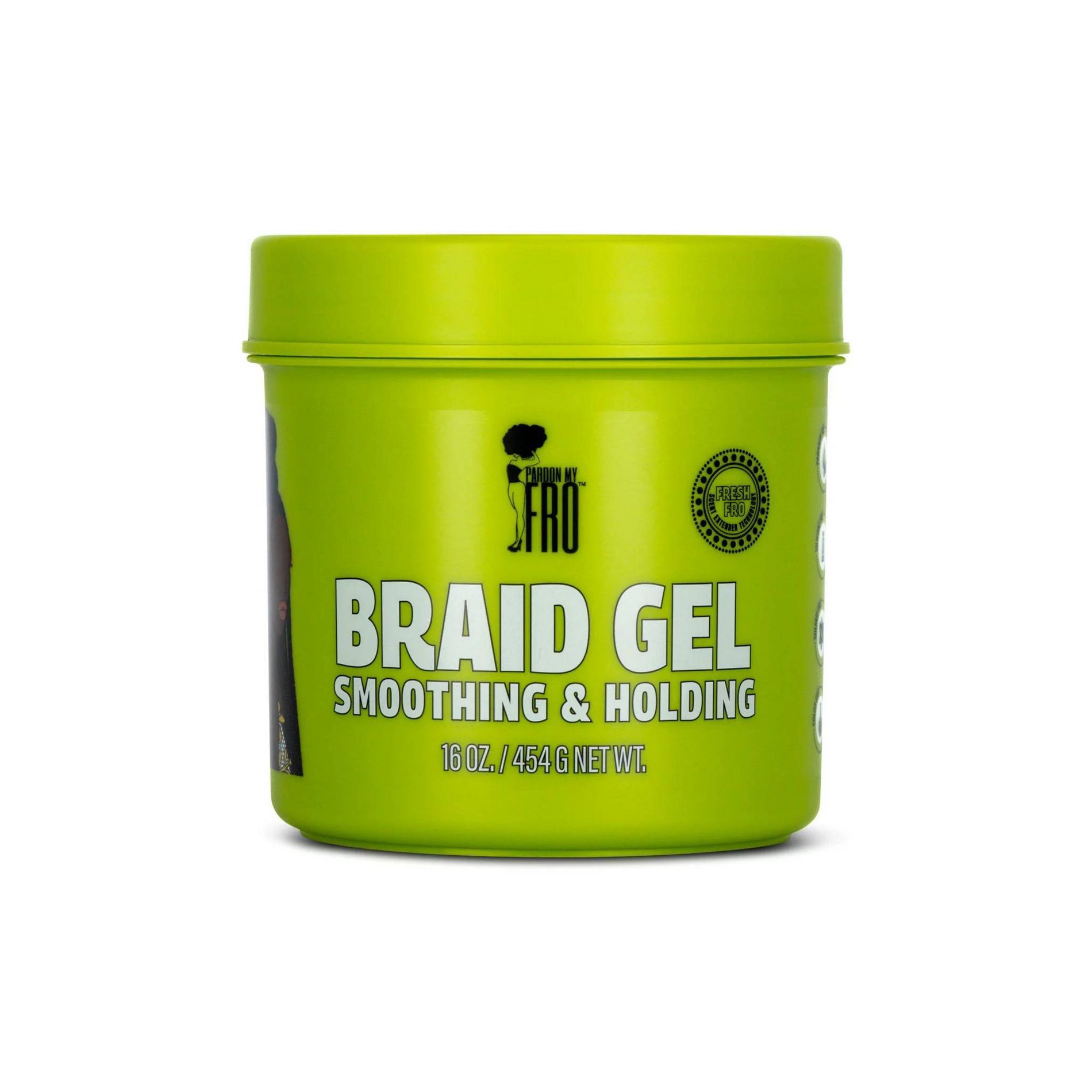 Pardon My Fro Smoothing & Holding Braid Gel - 16 oz