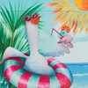 Northlight Beach Duck "Life Is Good" Outdoor Garden Flag 18" x 12.5" - 4 of 4